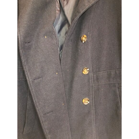 Platinum Women’s Blue Double Breasted Pea Coat Pre-Owned Size 3X - Picture 5 of 9